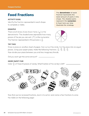 Scholastic Success with Math Grade 4 Workbook