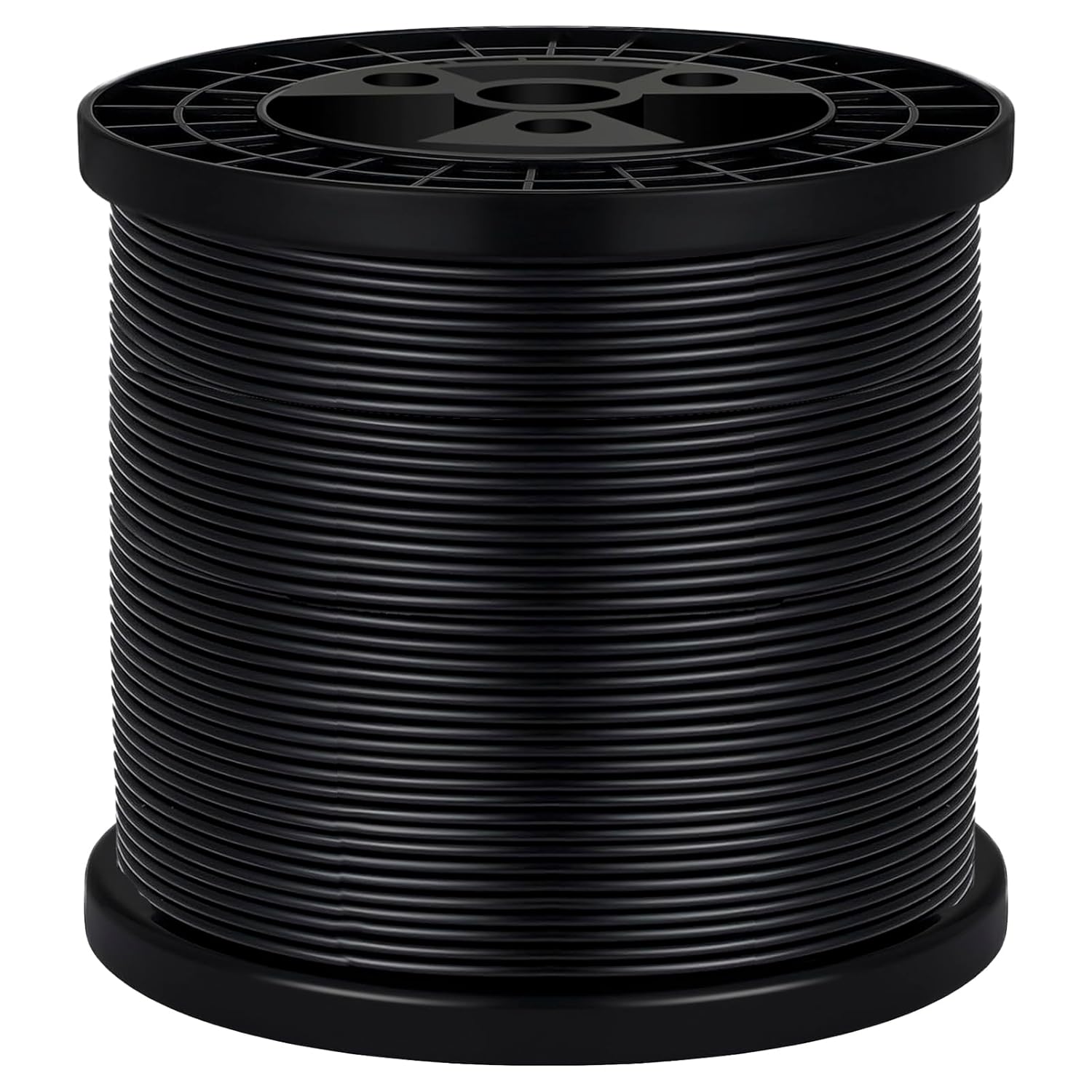 800Ft Black Vinyl Coated Wire Rope,1/16 Inch Coated to 3/32 Inch,304 Stainless Steel for Globe String Lights Hanging,Outdoor Light Guide Wire,DIY Balustrades