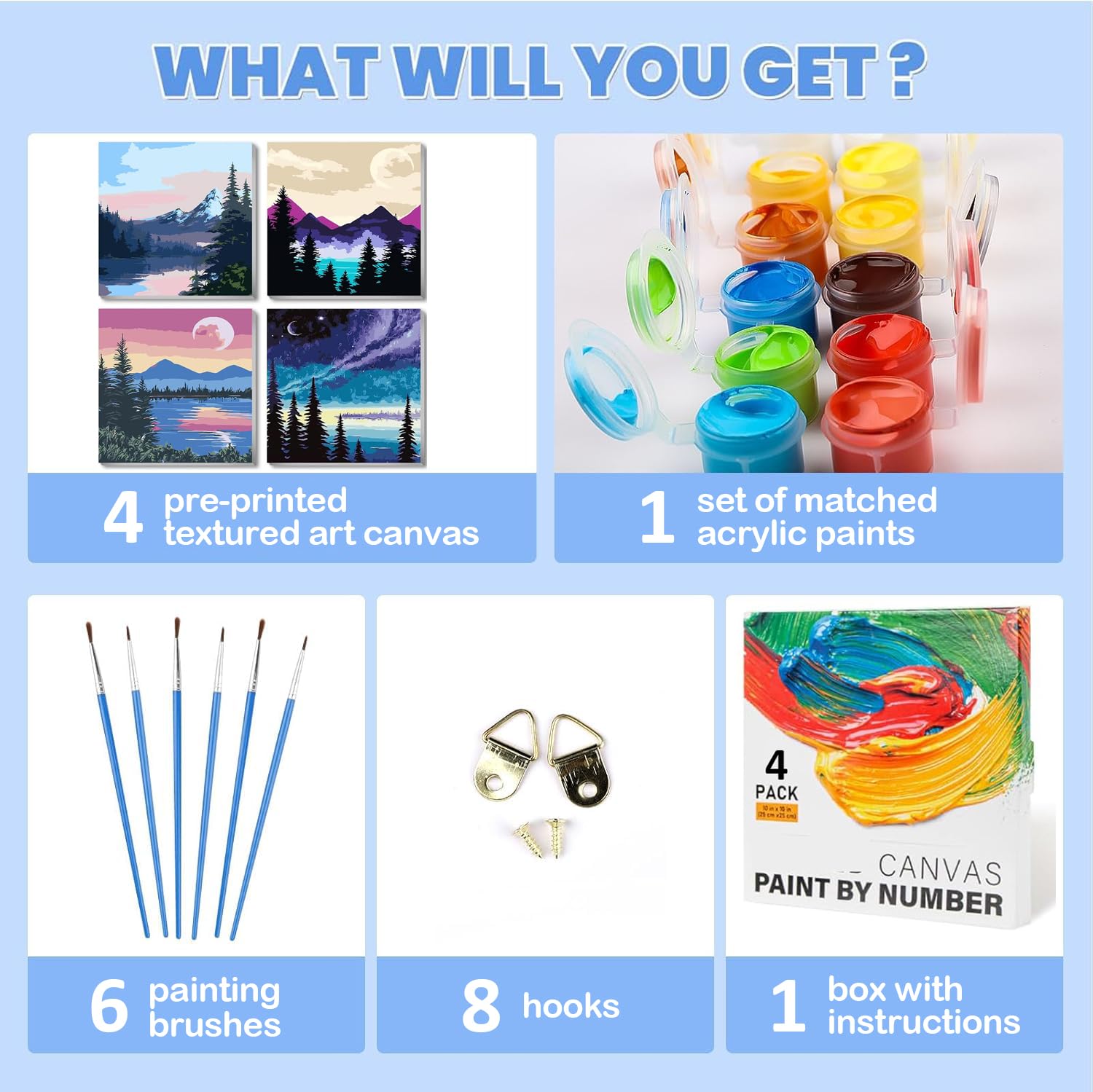 VIPNAJI Kit Peinture Sur Pierre Enfant – 12 Galets à Décorer, Peintures Lumineuses, Accessoires Créatifs, Loisir Manuel 3-12 Ans Kit Peinture Galets Lumineux