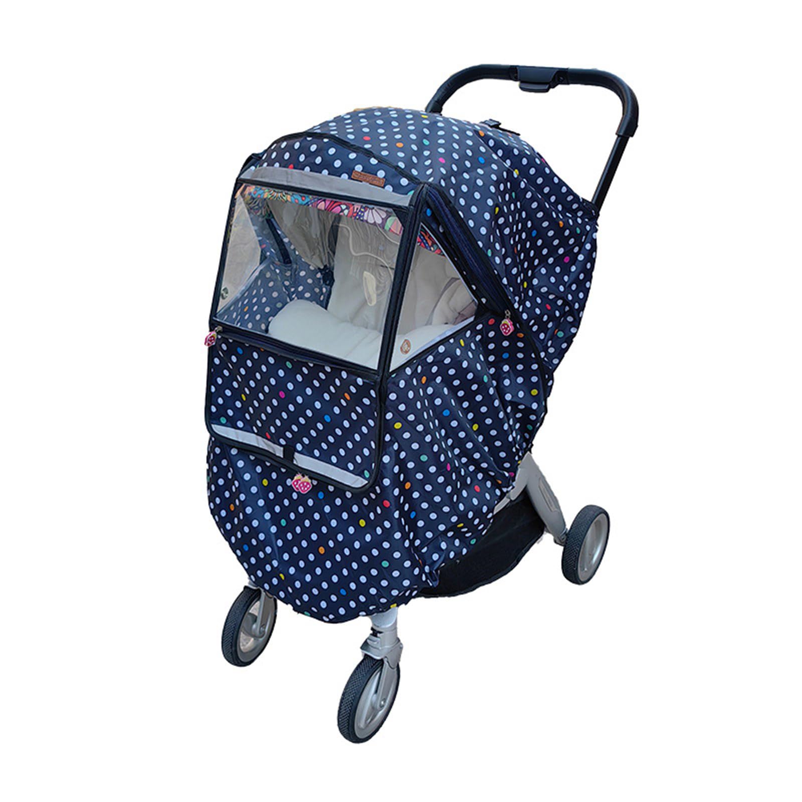 Parapioggia per passeggino, protezione antivento, protezione dalle intemperie, accessori per l'inverno