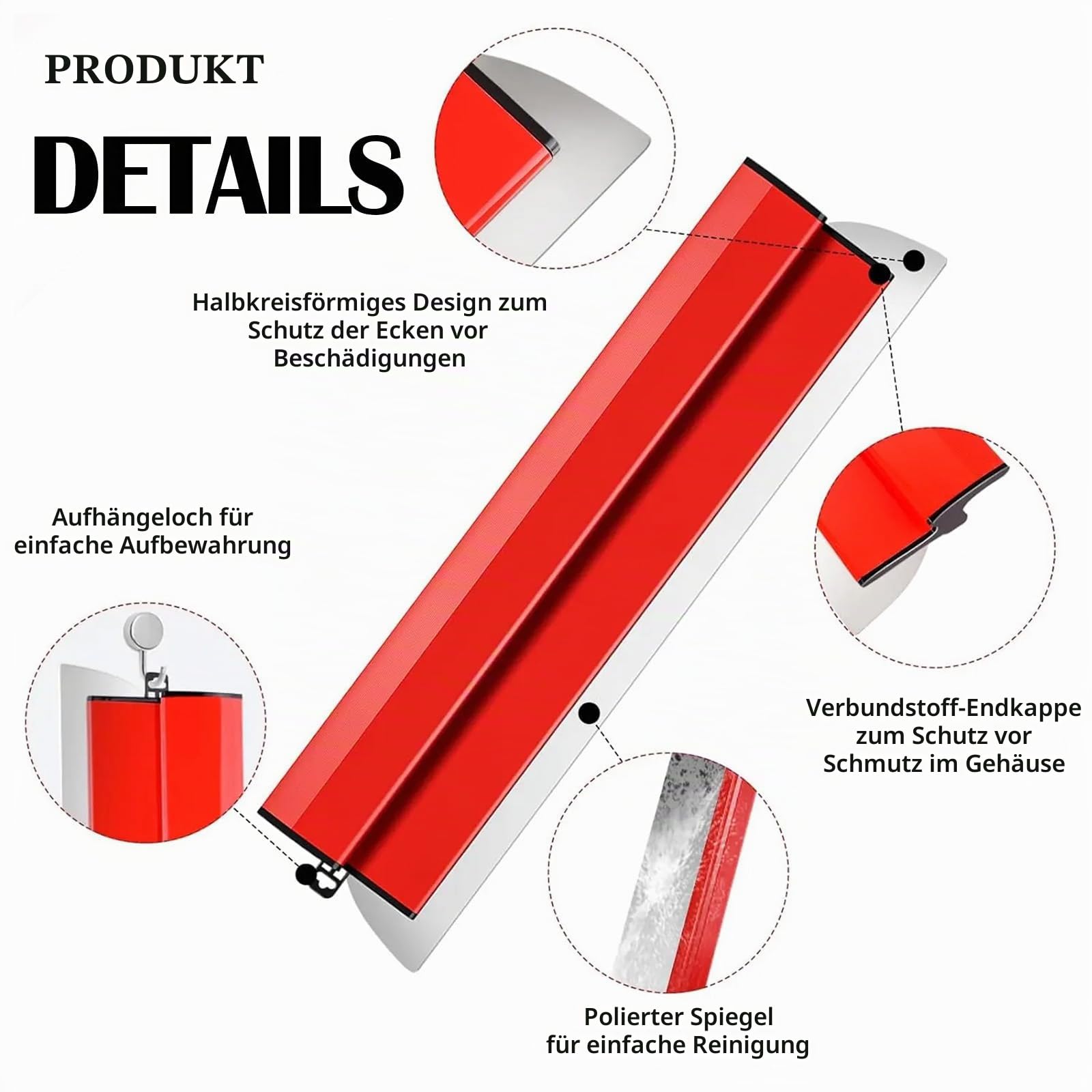 Flächenspachtel, 11 Stck 0,5mm Spachtel Set Edelstahlklinge Spachtel Werkzeug 80cm/60cm/40cm/25cm Flächenspachtel Set für Große Arbeitsbereich Wand Dekoration mit Teleskopstange Box Handschuhe