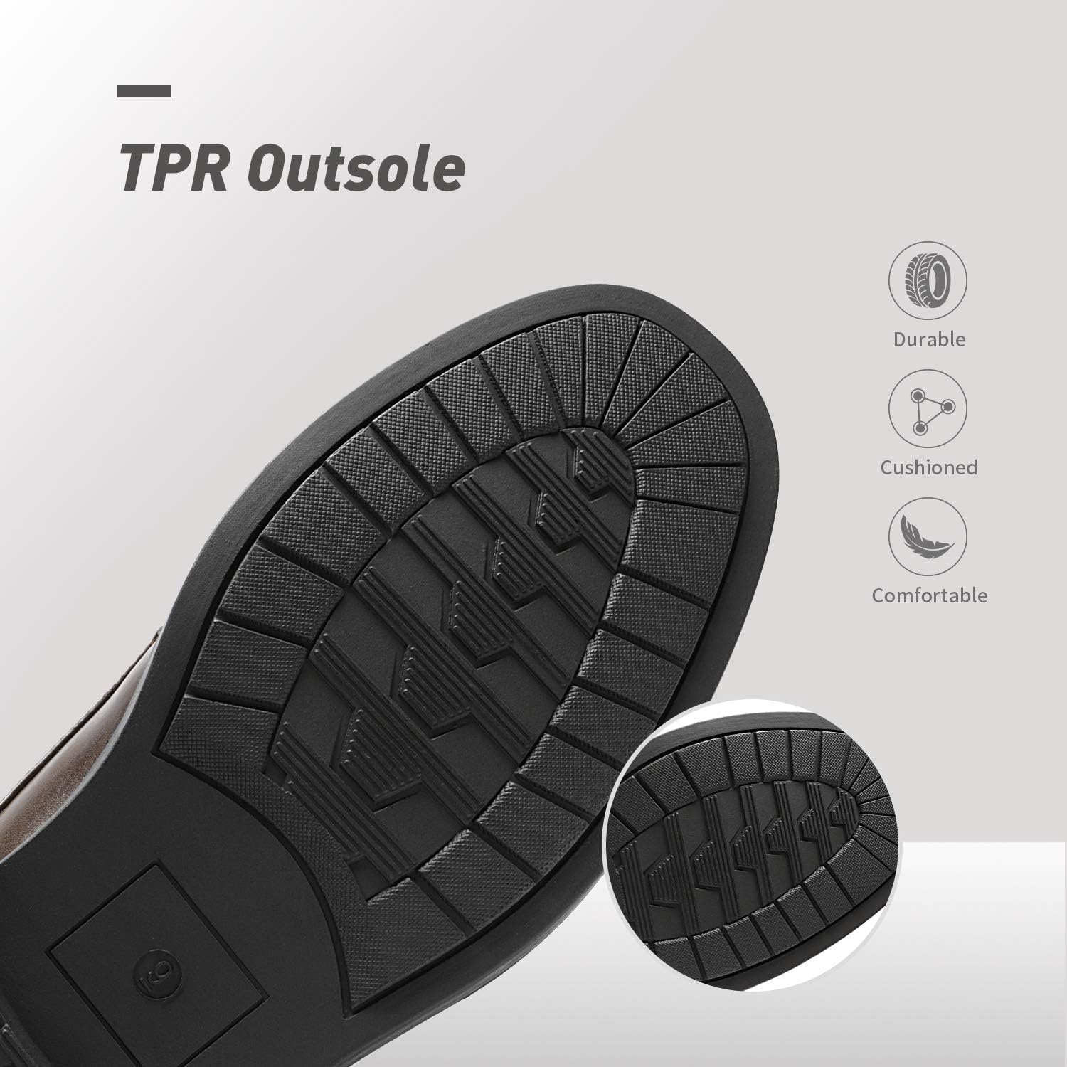 Bruno Marc Men's Business Shoes Derby Lace-Up Shoes Suit Shoes Leather with Oxford Lining - Image 6