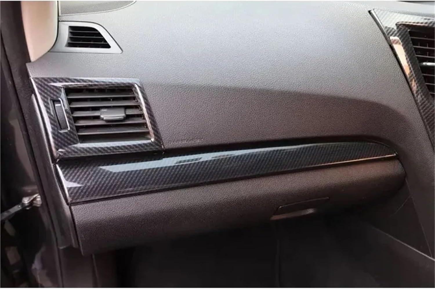 New Car Styling Compatible with Subaru Outback 2010-2014 Right Hand Drive Door Panel Strips Trim Dashboard Decoration ABS Stickers Accessory(Both)
