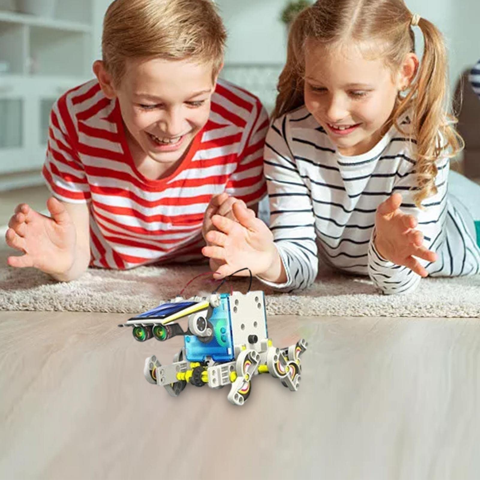 ○ 13-in-1 ソーラーロボット STEMキット　ホワイト Amazon.com: STEM 13-in-1 Education Solar Power Robots Toys