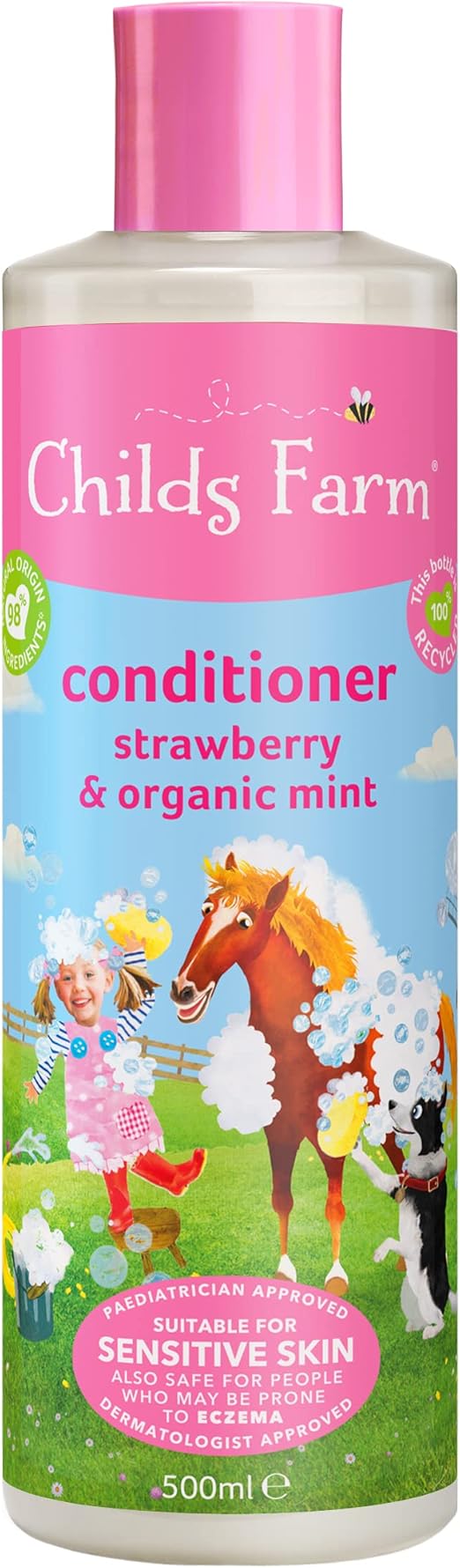 Childs Farm Kids Conditioner 500ml Strawberry & Organic Mint All