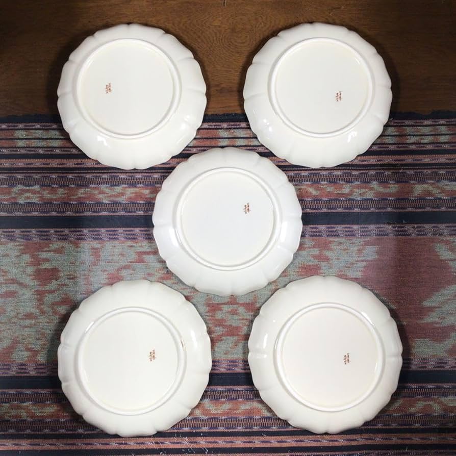 『海うー特価』　薩摩焼　(苗代川焼) 十四代 沈壽官　絵皿　5枚　柄違い Amazon | 薩摩焼 (苗代川焼) 十四代 沈壽官 絵皿 5枚 柄違い