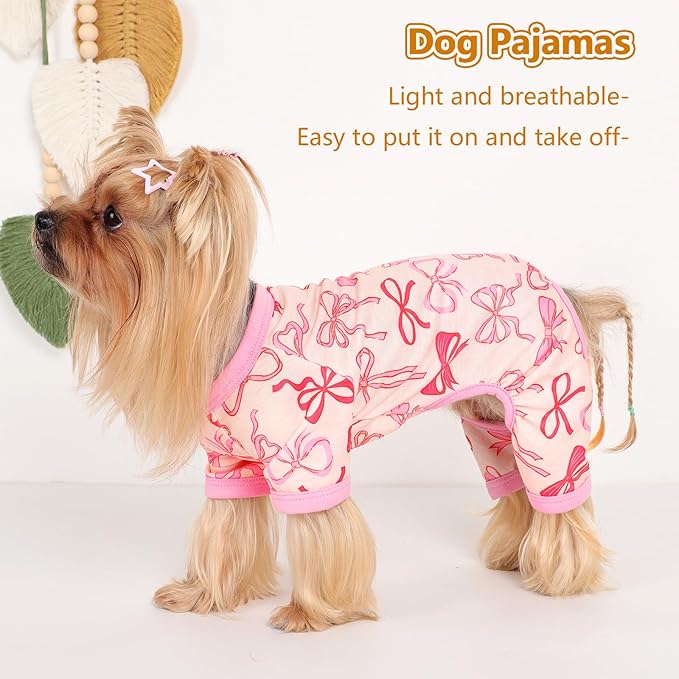 Pijamas para Perro Pequeño, Algodón Suave, Talla Large miniatura 7
