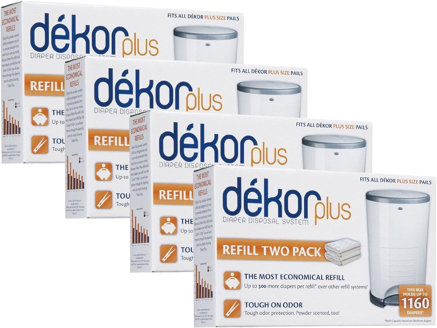 Amazon Diaper Dekor Plus Refills 2 Count by Diaper Dekor ベビー＆マタニティ