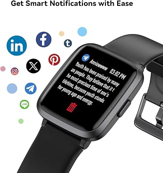 Fitness Tracker Watch with Heart Rate, Activity Tracker, Pedometer Watch