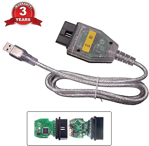 Vista 19 de BMW inpa obd2 Cable k dcan k+dcan Cable kcan dcan adaptador dcan k+ediabas Cable BMW plateado (2)