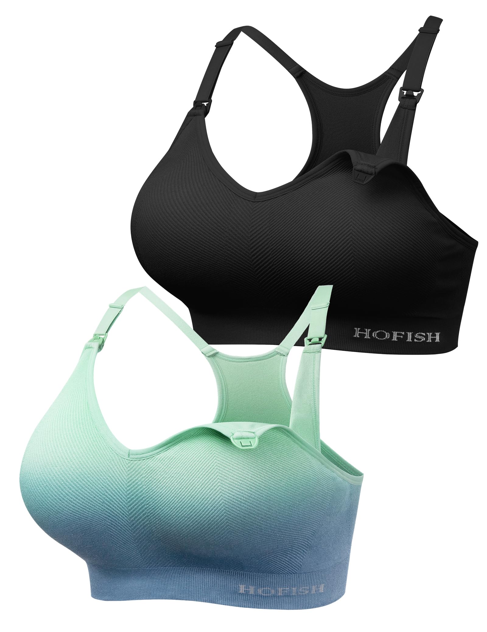 HOFISH Support Nursing Sports Bra