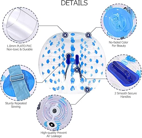 Miniatura 6 de Bolas de fútbol de burbujas para niños y adultos, diámetro de la bola de Zorb 4 pies 5 pies