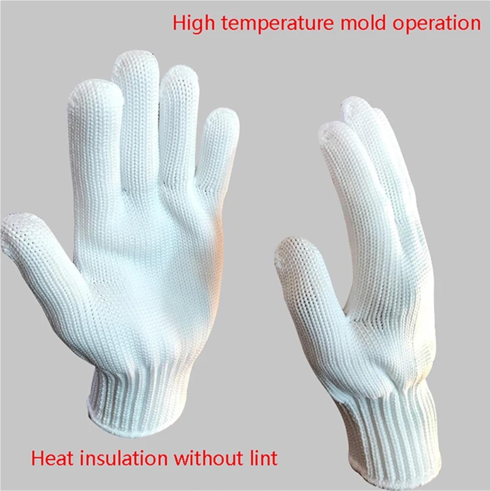 2 paia di guanti resistenti alle alte temperature da 200 gradi, guanti da forno, for isolamento termico, guanti da barbecue Per Cucina