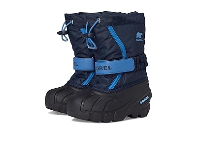 SOREL Kids Flurry Boot (Little Kid/Big Kid) Kids Shoes Collegiate Navy/Atmosphere : 12 Little Kid M, Synthetic/Textile