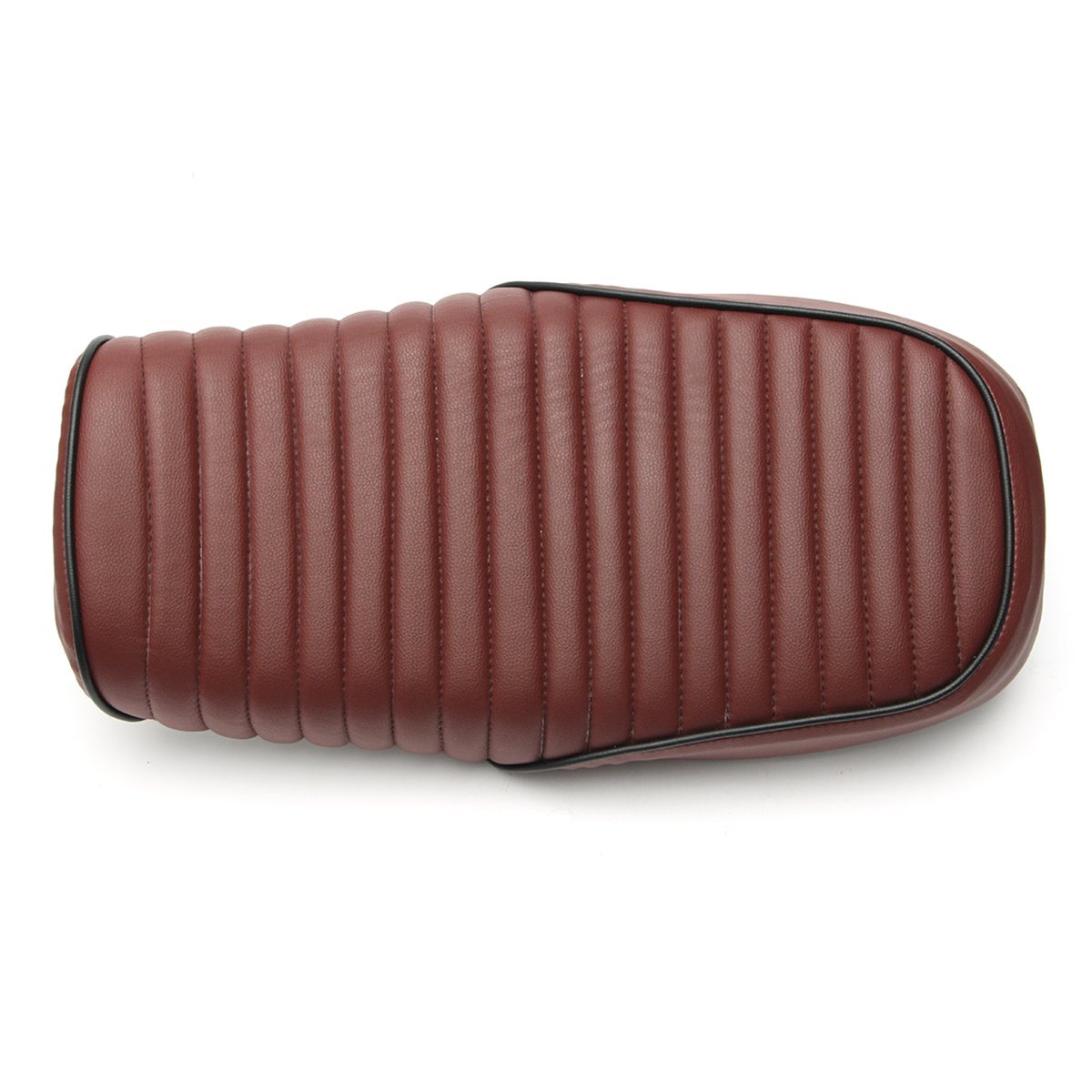 Moto Brownâtre Rouge Plat Personnalisé Café Racer Siège Vintage Selle Universel pour Honda