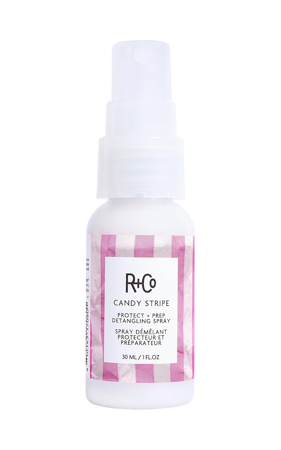 R+Co Candy Stripe Protect + Prep Detangling Spray