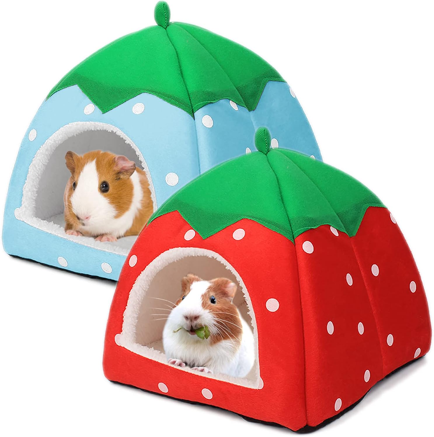 Tierecare Guinea Pig Hideout 2 Pack Guinea Pig Bed House