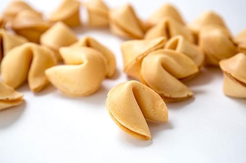 Custom Fortune Cookies - 50 galletas - Sabor gourmet a vainilla - Tu mensaje en el interior