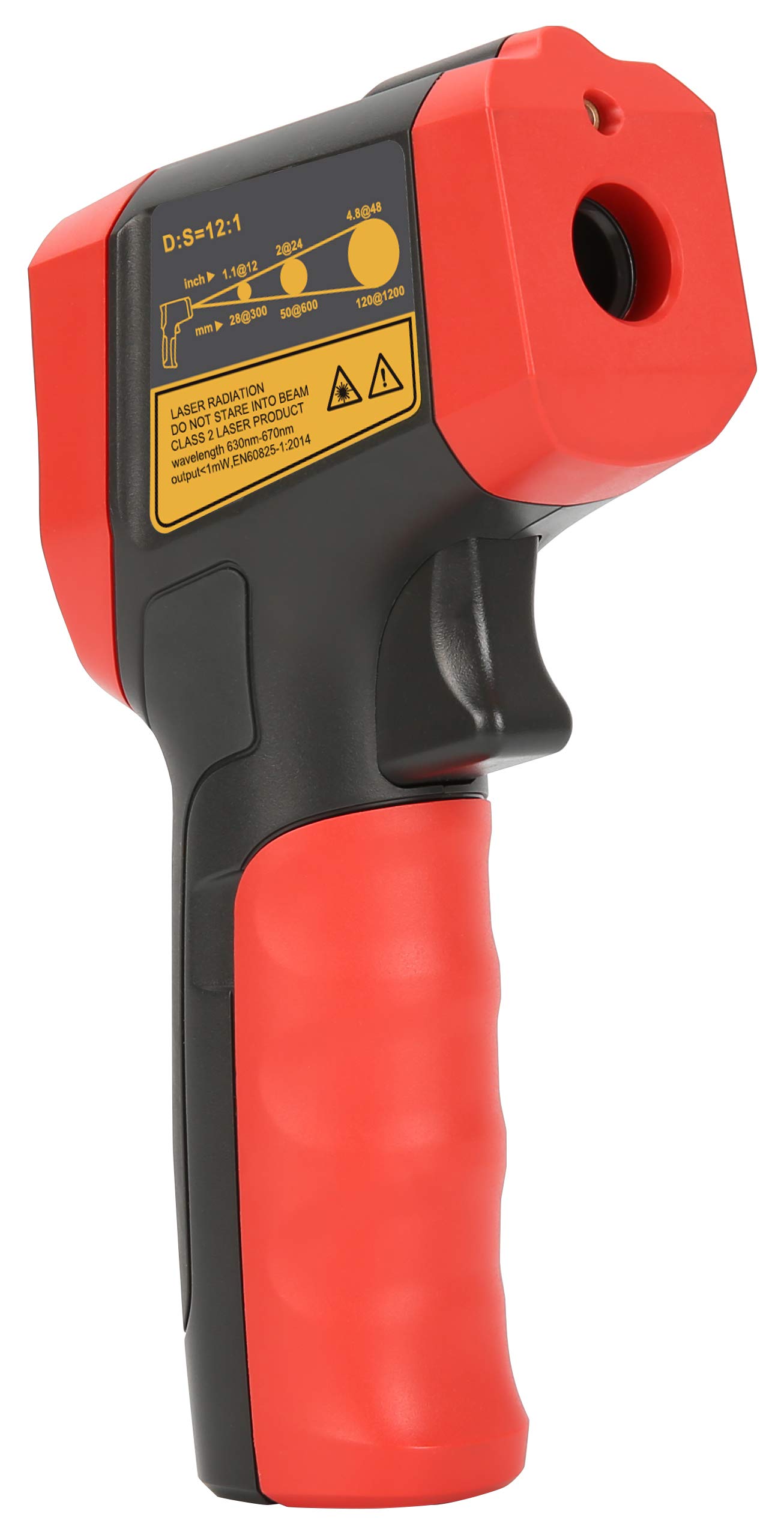 UNI-T UT301C+ Termometro a infrarossi, 12:1 Rapporto con Anello Laser, -32° C-600° C/-25.6° F-1112° F