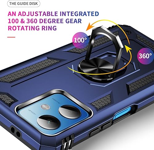 Miniatura 5 de Funda para Xiaomi redmi Note 12 5GPoco X5 5G con protector de pantalla, soporte delgado protección militar a prueba de golpes Armor Defender Funda