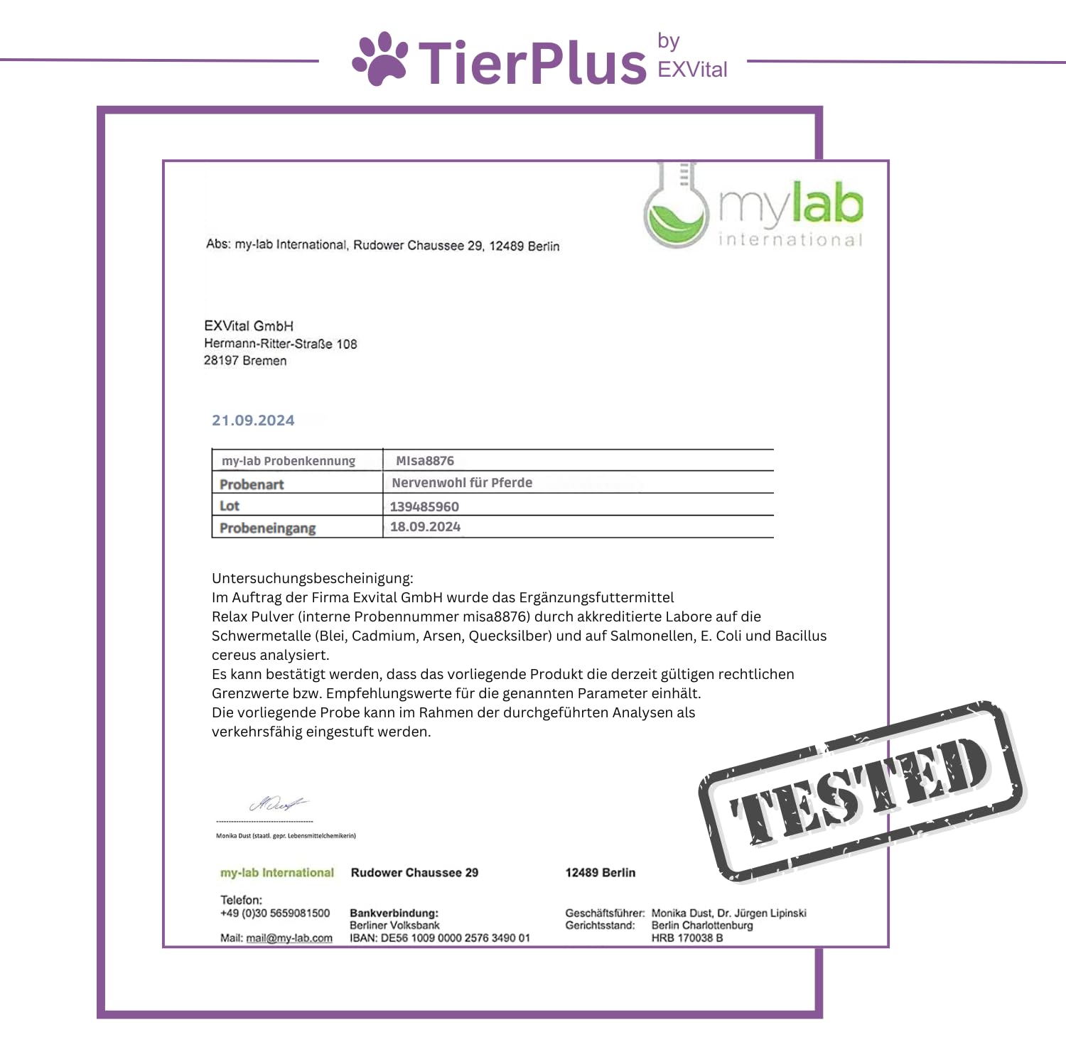 Nervenwohl Relax Pulver für Pferde, mit Mit Baldrian, Hopfen, Leinöl, Passionsblume, Ashwagandha, Johanniskraut & L-Tryptophan, 900g Dose, hochdosiert & mit Soforteffekt!