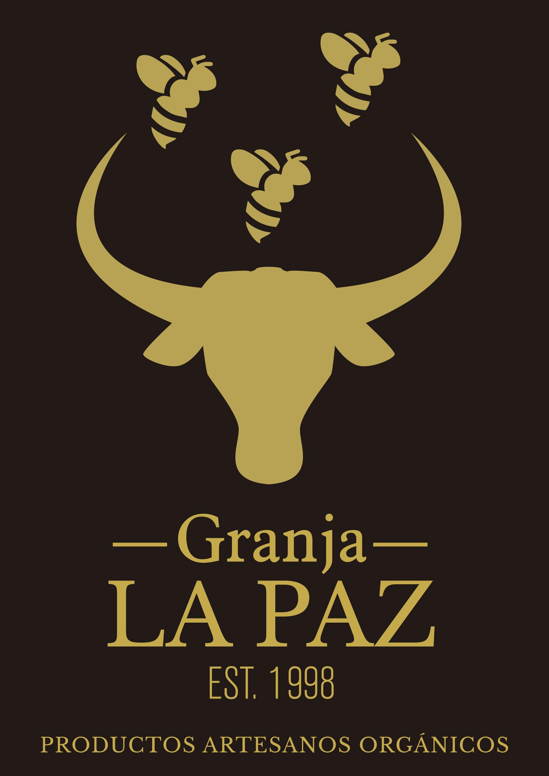 Miel orgánica con Puro Oro 24k "Granja La Paz" 500 gr. 100% española