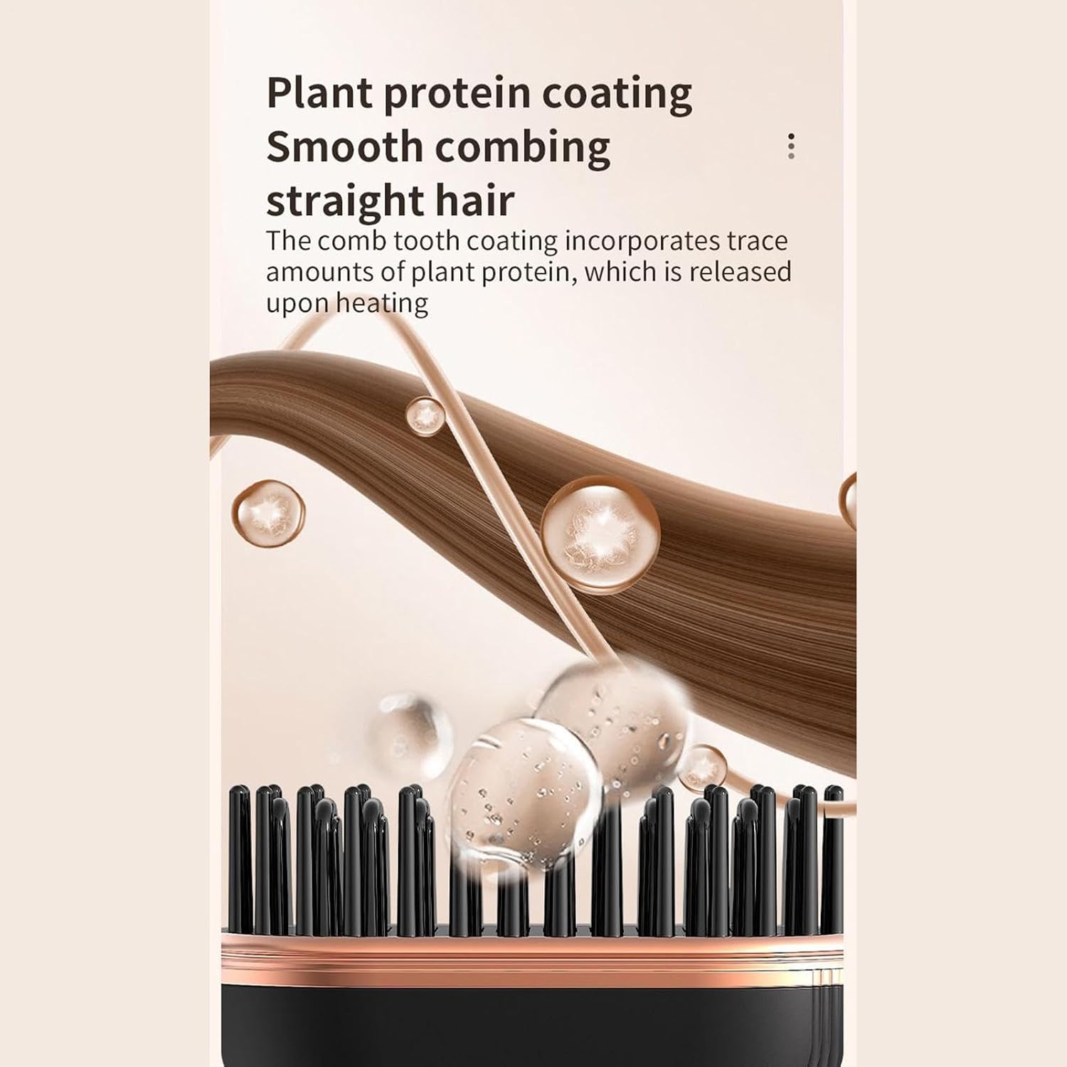 cordless straightening brush Anti-Scald Fast Heating Curler Styling Tools
