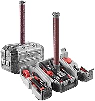 Vista 1 de Thor Hammer - Caja de herramientas para el hogar, juego de herramientas de martillo Mjolnir de Thor, juego de herramientas de reparación