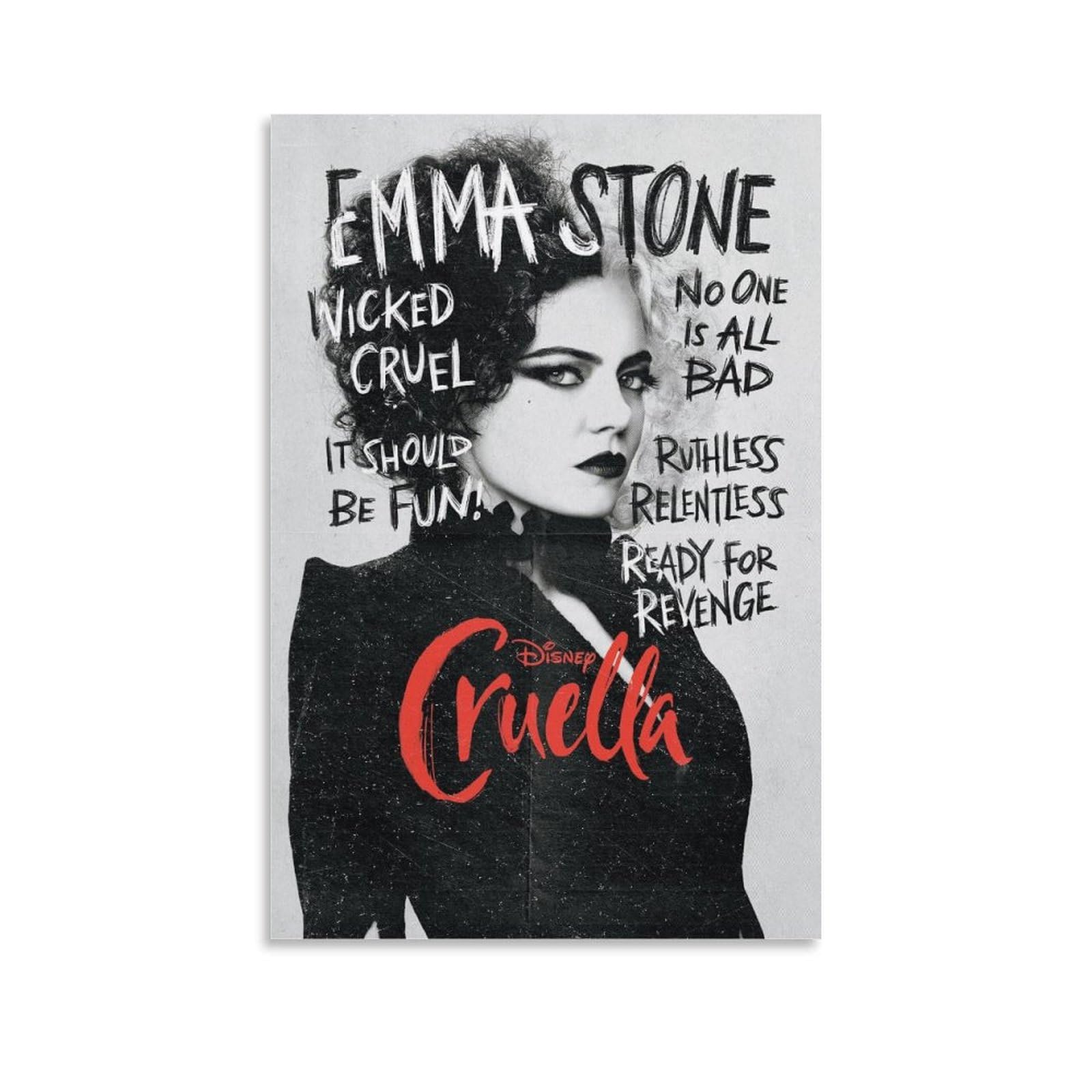 Amazon.co.jp: 映画ポスター Cruella (2023)クルエラ 部屋飾り