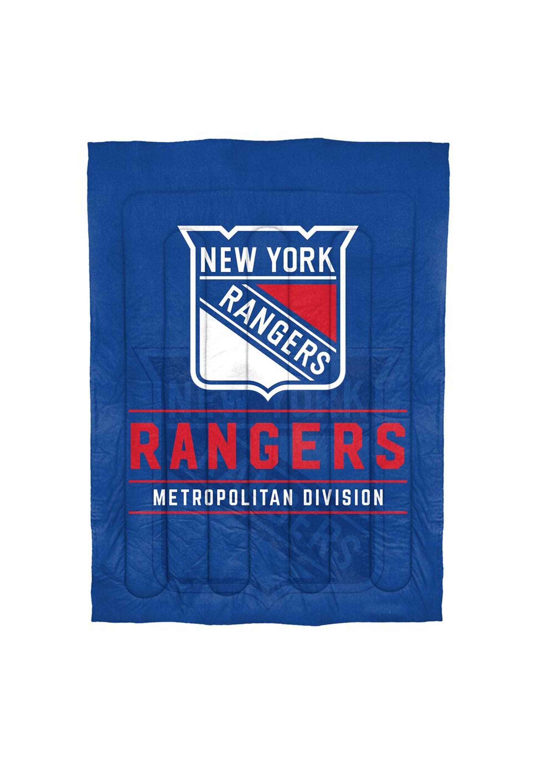 Northwest Offiziell Lizenziertes NHL Twin Bettdecke und Kissenbezug Set, 100 % Polyester, Blau, 162,6 x 218,4 cm
