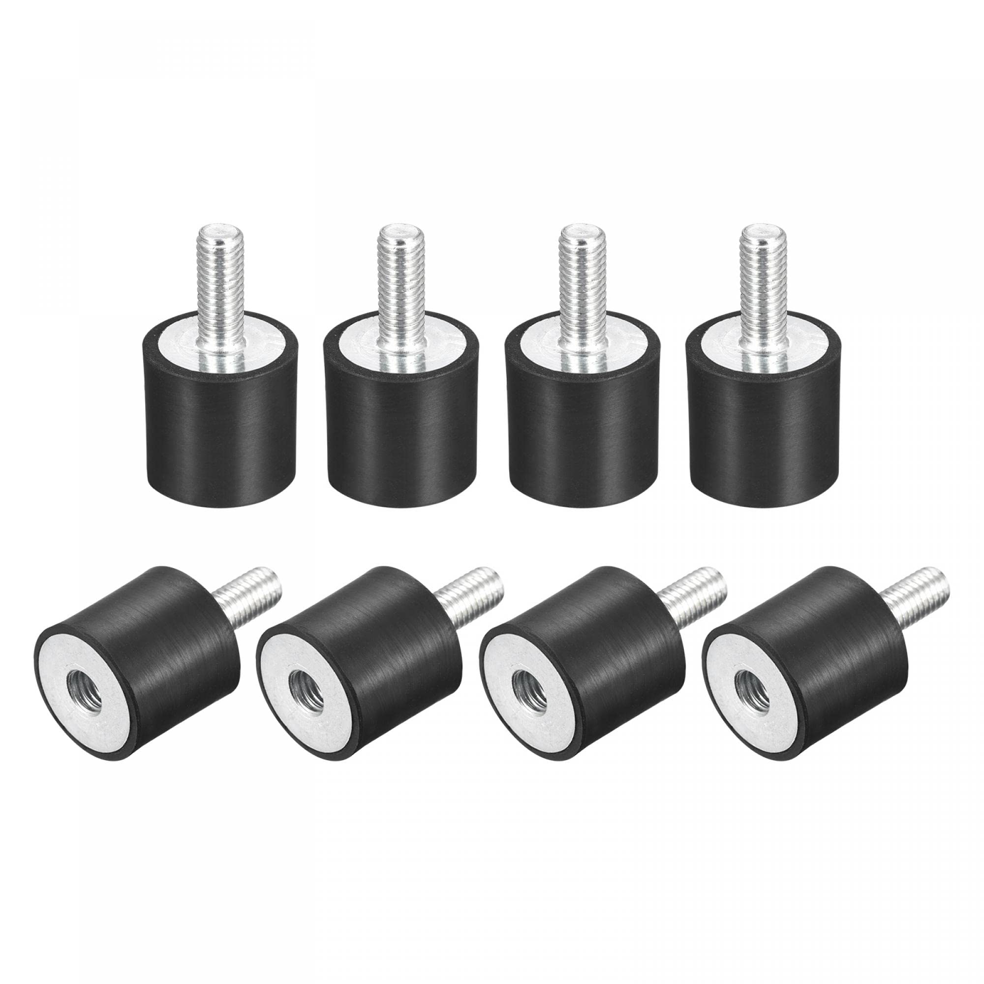 uxcell Rubber Mounts 8pcs M6 Male/Female Vibration Isolator Shock Absorber D20mmxH15mm — Amazon image 10