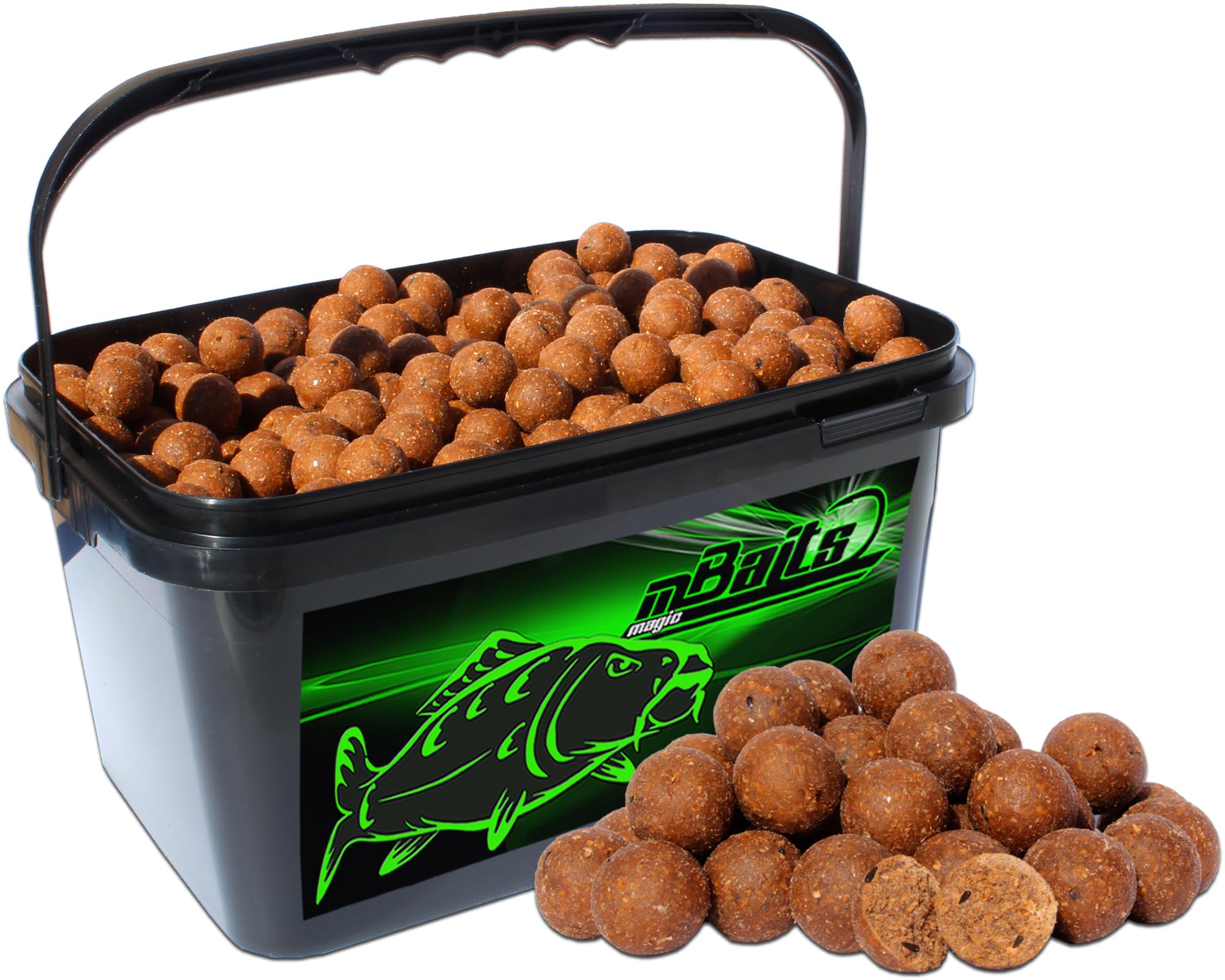 Angel-Berger Magic Baits Boilies im Eimer 4 kg alle Sorten Futterboilies Karpfenboilies Boilieset Karpfenköder