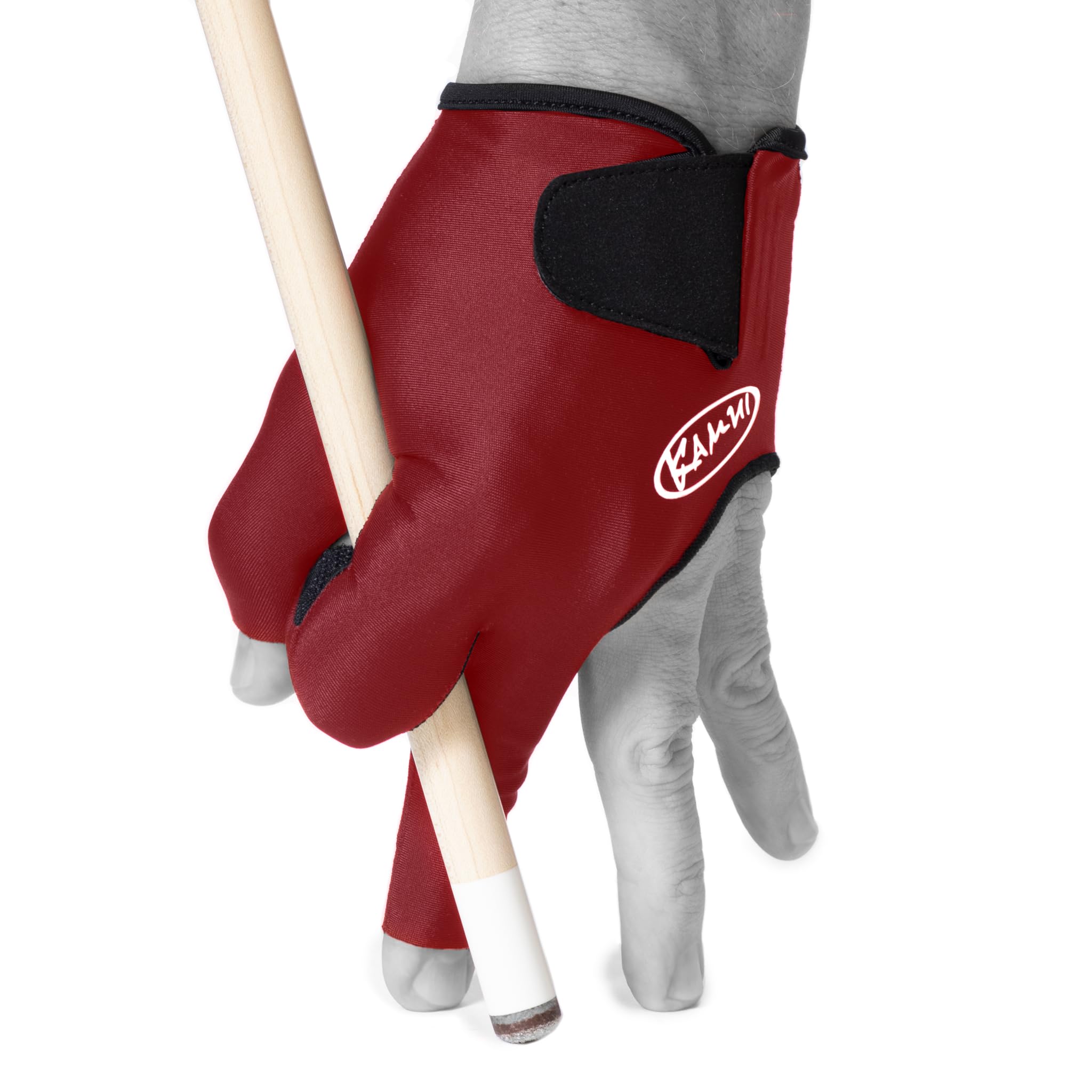KAMUI Billardhandschuh QuickDry für linke Hand, Rot