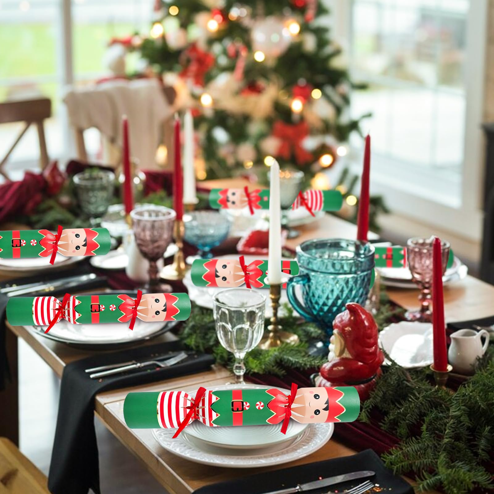 sesameless 12 Packs Christmas Crackers, Make Your Own Christmas Crackers - Image 3