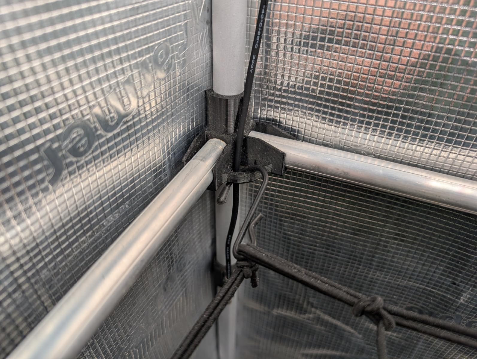 12x Eckverbinder 16mm SCROG Zeltstangen Querstrebe Abstandshalter Unterdruck Zubehör für Spider Farmer Mars Hydro AC Infinity Zelsius Vevor Secret Jardin Homebox