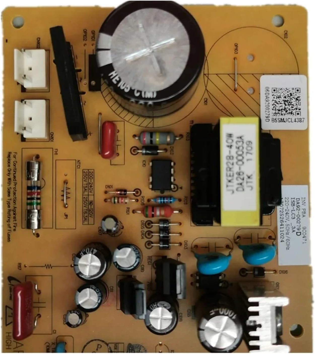 Refrigerator Control Board, Compatible for Samsung, DA92-00279D Circuit PCB DA41-00797A Refrigerator Motherboard Freezer Accessories