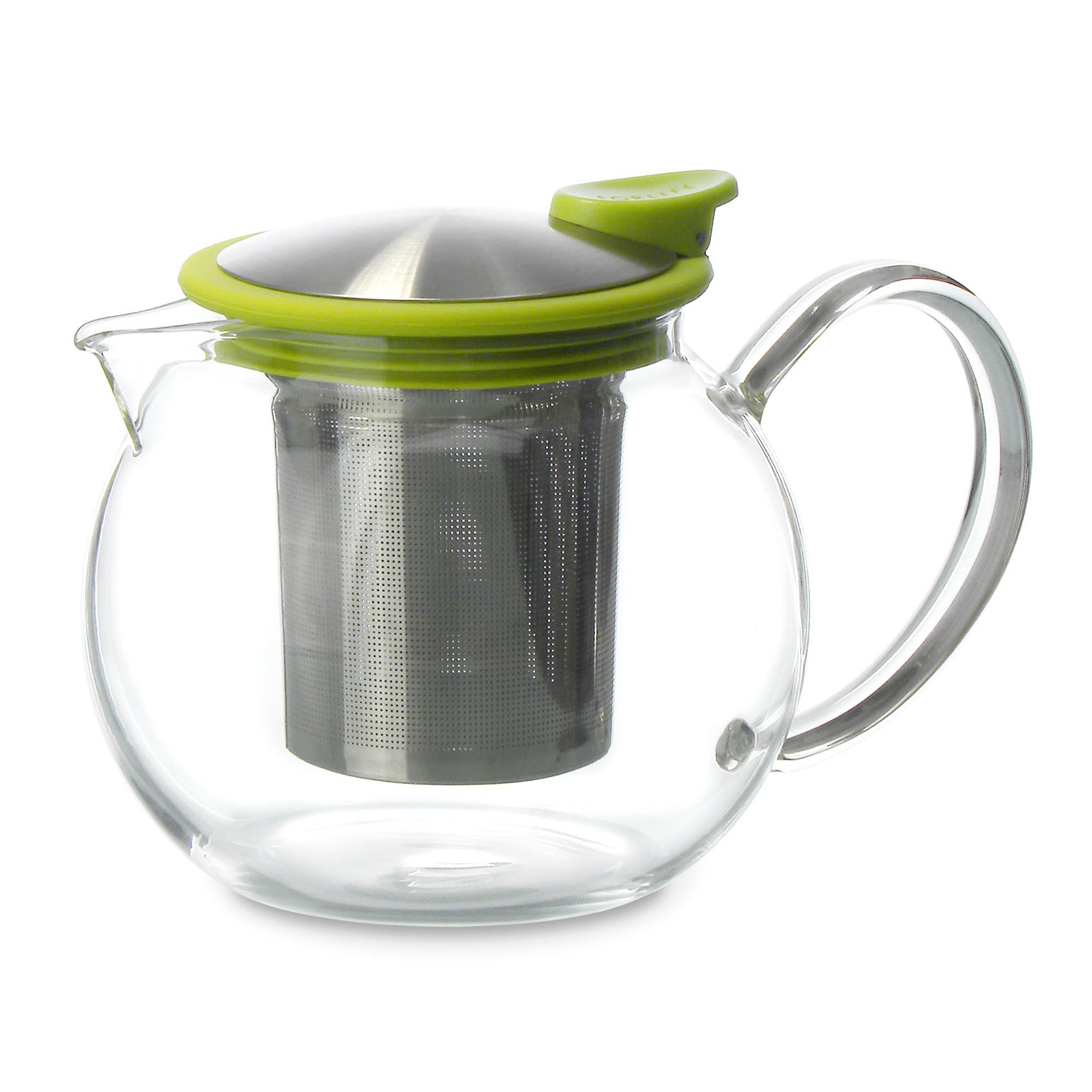 Théière en verre infuseur panier pour vos moments de détente l'après-midi