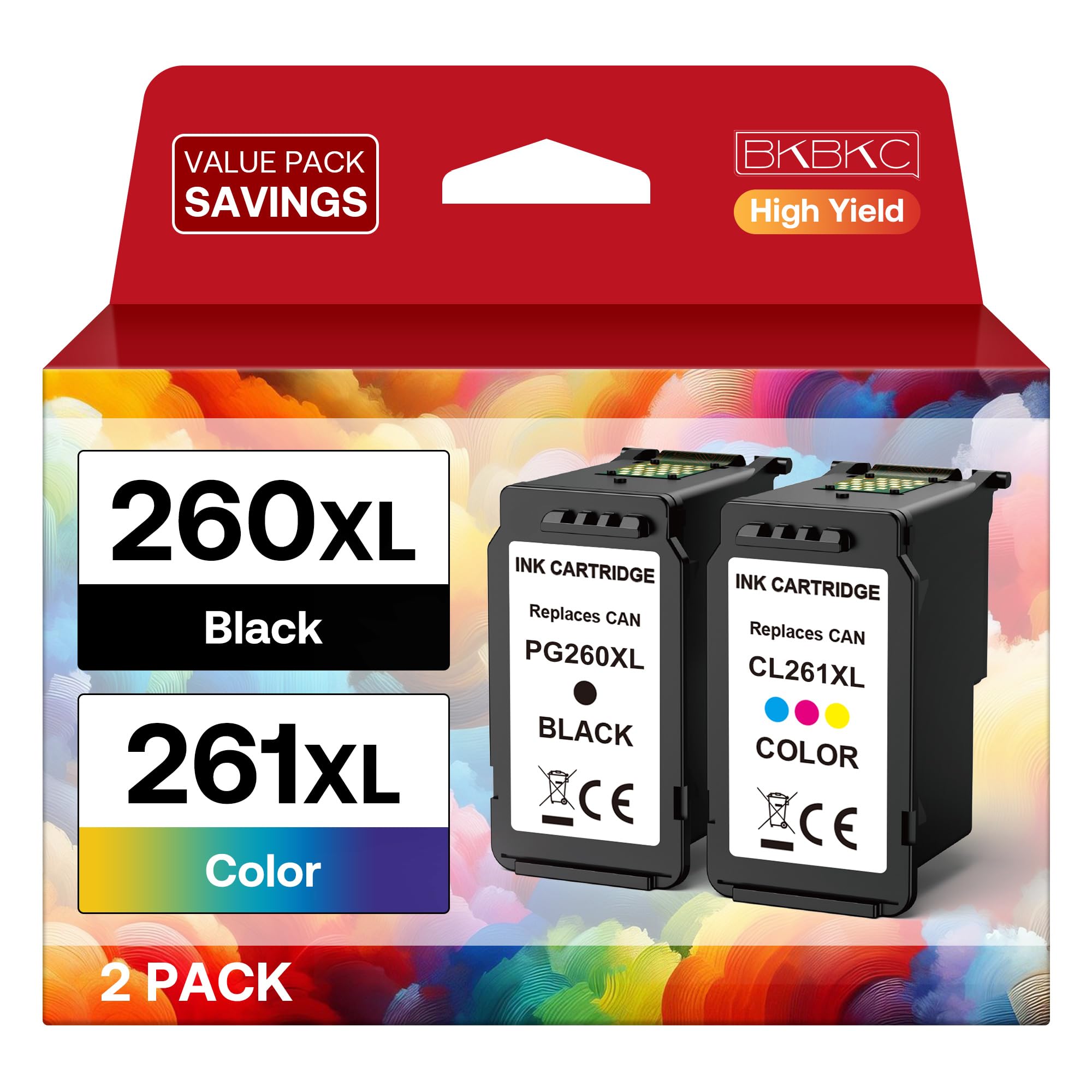 Amazon.com: PG-260 XL CL-261 XL Ink Cartridges Replacement for