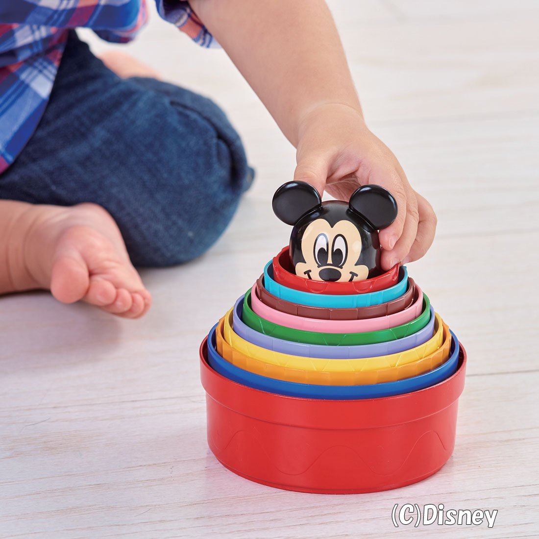 Amazon | ディズニー かさねてつんで カップタワー ミッキーマウス