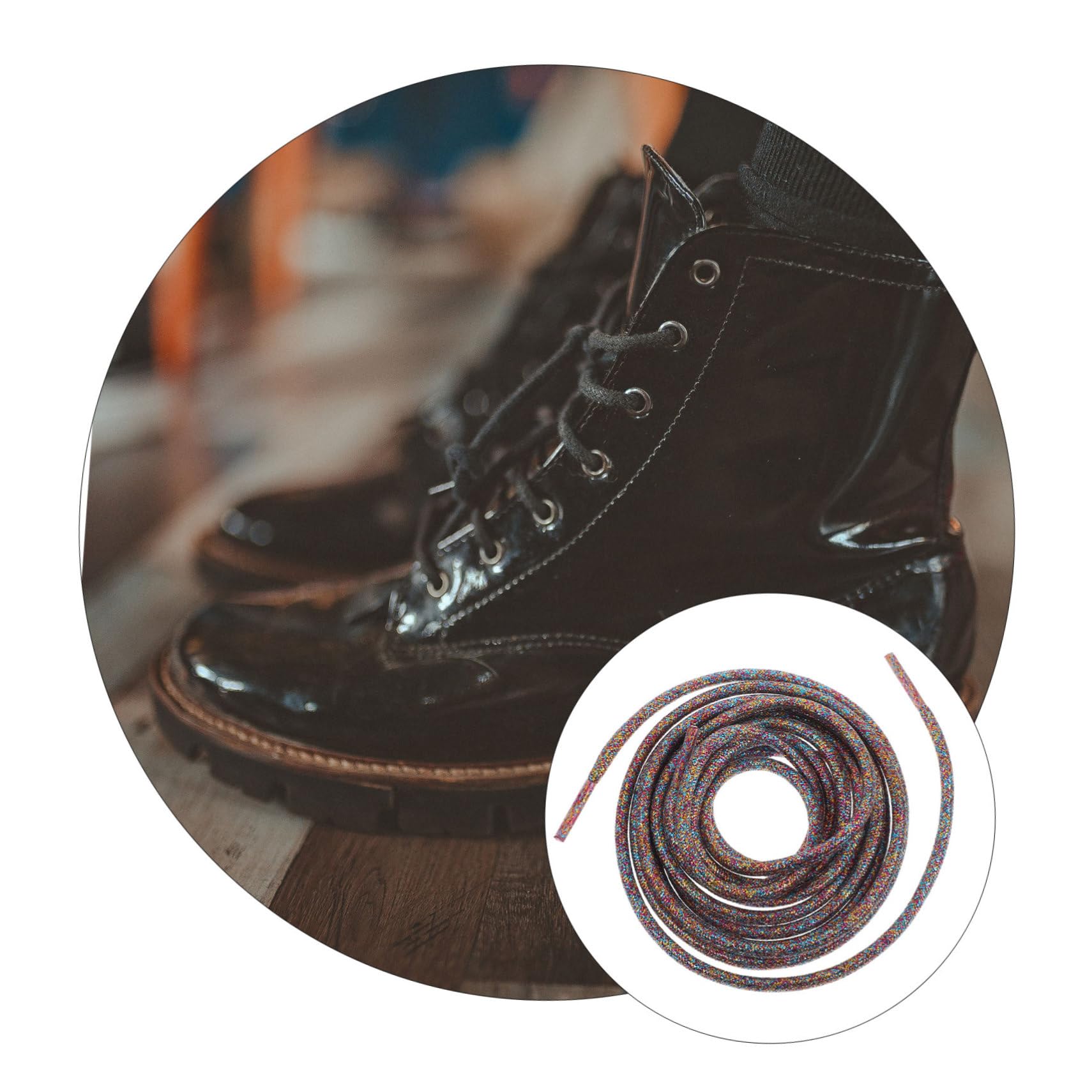 SHERCHPRY 8 Paare Schnürsenkel aus Draht Schnürsenkel für Turnschuhe Schuhriemen lange Schnürsenkel Ersatz für Damenschnürsenkel Cool metallische Linie Seil lässige Schuhe Männer und Frauen