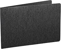 Vista 1 de Oxford Pressboard Cubierta de informe de 11" x 17", capacidad de 3", con bisagra lateral reforzada con cinta, tamaño tabloide, negro (13206)