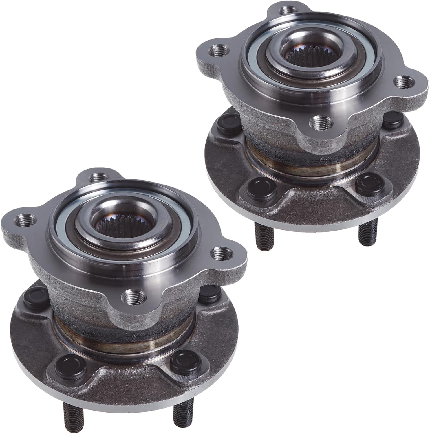 TUCAREST 512500 x2 (For AWD Models) Rear Wheel Bearing and Hub Assembly Compatible With 2013-2018 Fo-rd Escape, 2015-2019 Li-ncoln MKC [5 Lug, CV6Z-1104-H CV61-2C299-BNB HA590479 WE60592 725-3130]