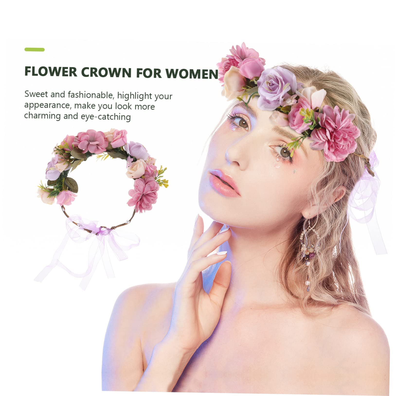 FRCOLOR 5 Stücke Braut Krone Hochzeit Kopfschmuck Stirnband Für Hochzeit Elegante Braut Kranz Stirnband