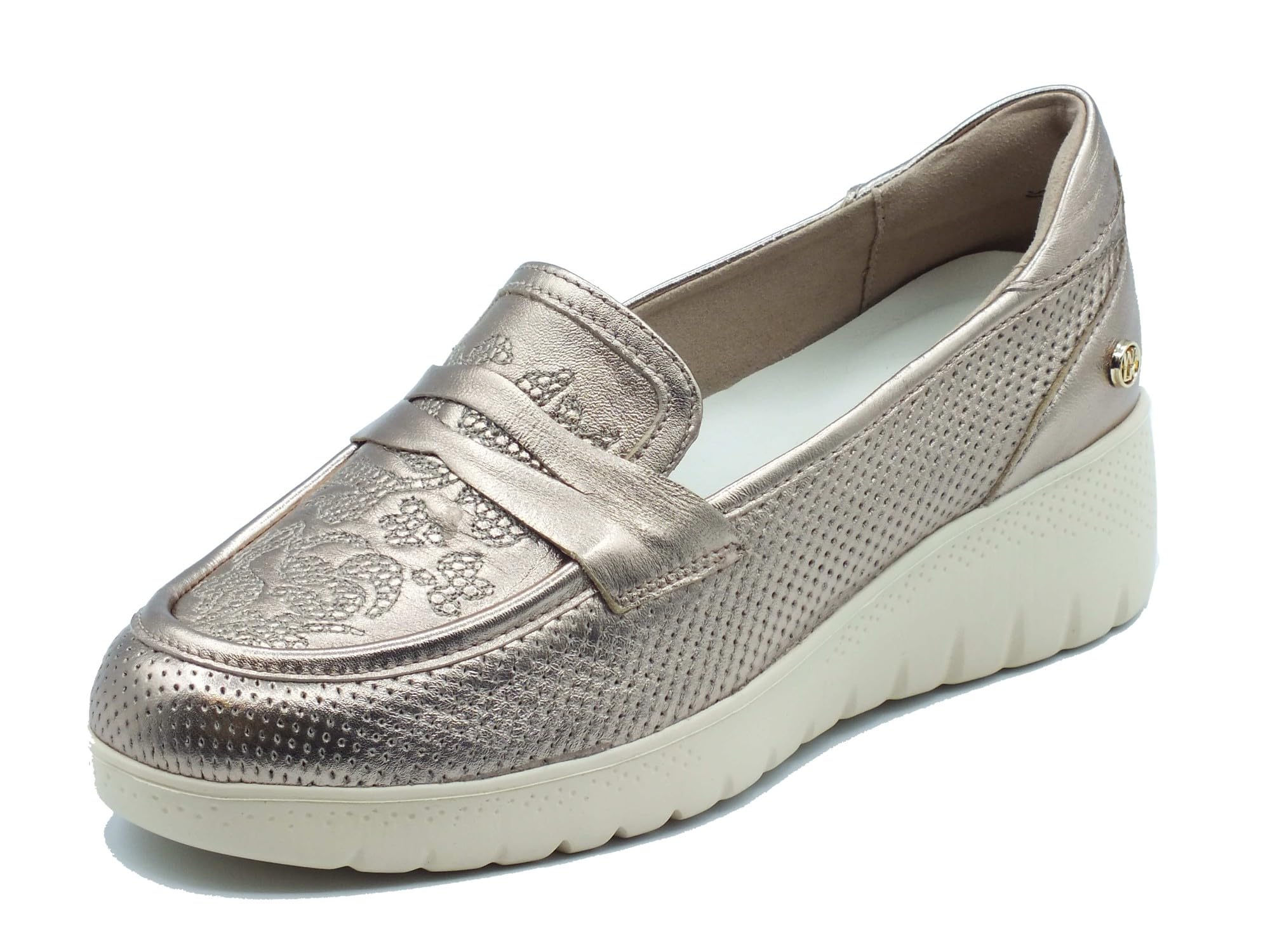 Melluso K55479 Alba Mocassini per Donna in Pelle con Zeppa