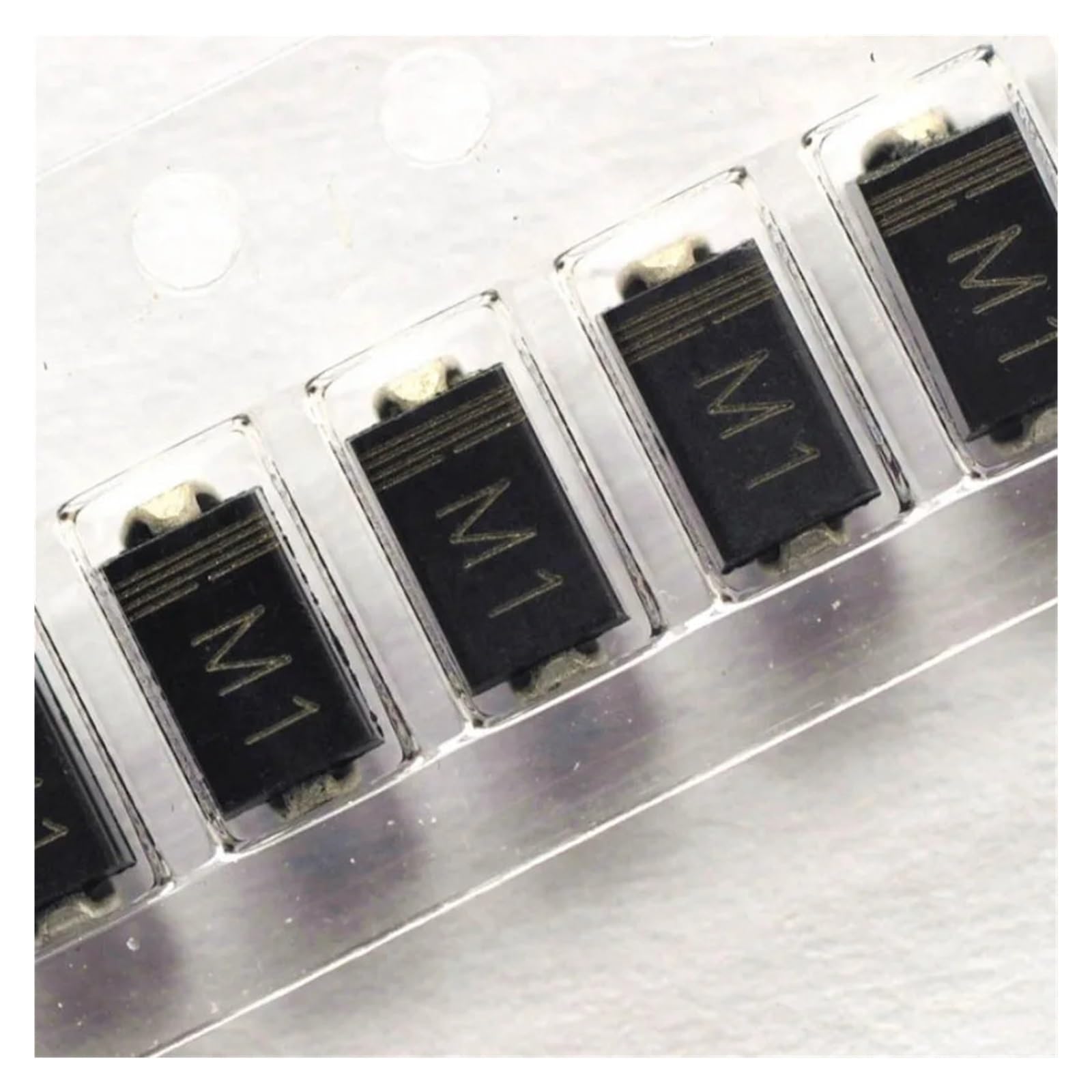 ICXLPMC 100PCS 1N4001 IN4001 M1 1A 50V DO-214AC Rectifier Diode