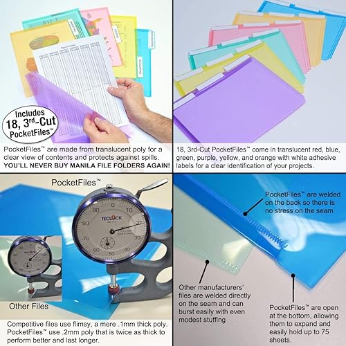 Miniatura 4 de Ultimate Office Organizador de archivos de pared de malla, clasificador de archivos colgantes de montaje vertical de 8 niveles. Estante de