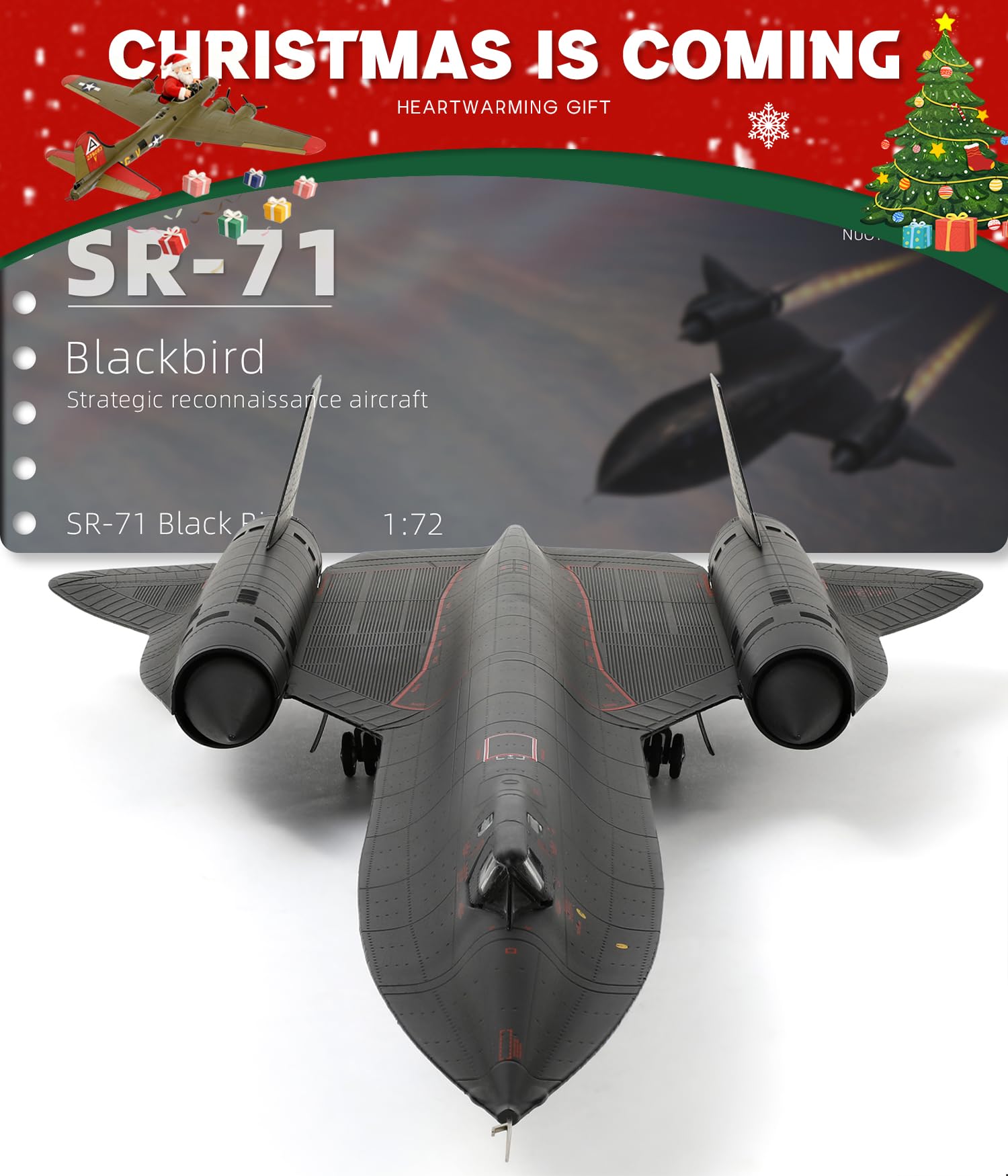 Amazon.com: NUOTIE 1/72 SR-71a Blackbird Metal Model 17.9 inchs