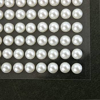 パール様ご確認用です Amazon | 129 ラインストーンシール(デコシール) パールタイプ 6