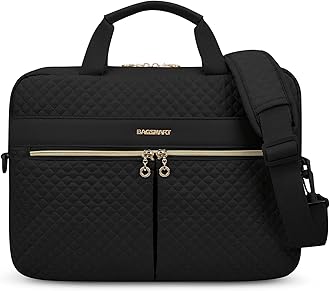 BAGSMART 15.6/17.3 Inch Laptop Bag, Briefcase for Women, Large Laptop Bag, Computer Bag, Office, Business, Travel