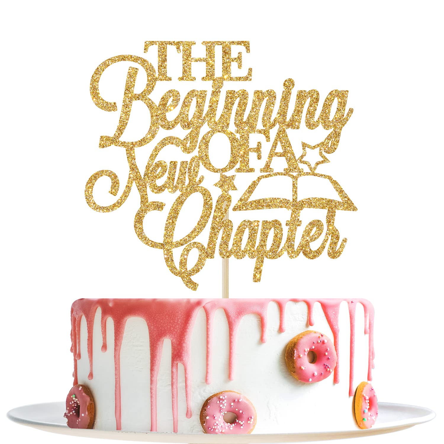 The Beginning Of TWE5 A New Chapter Cake Topper, Let The Adventure